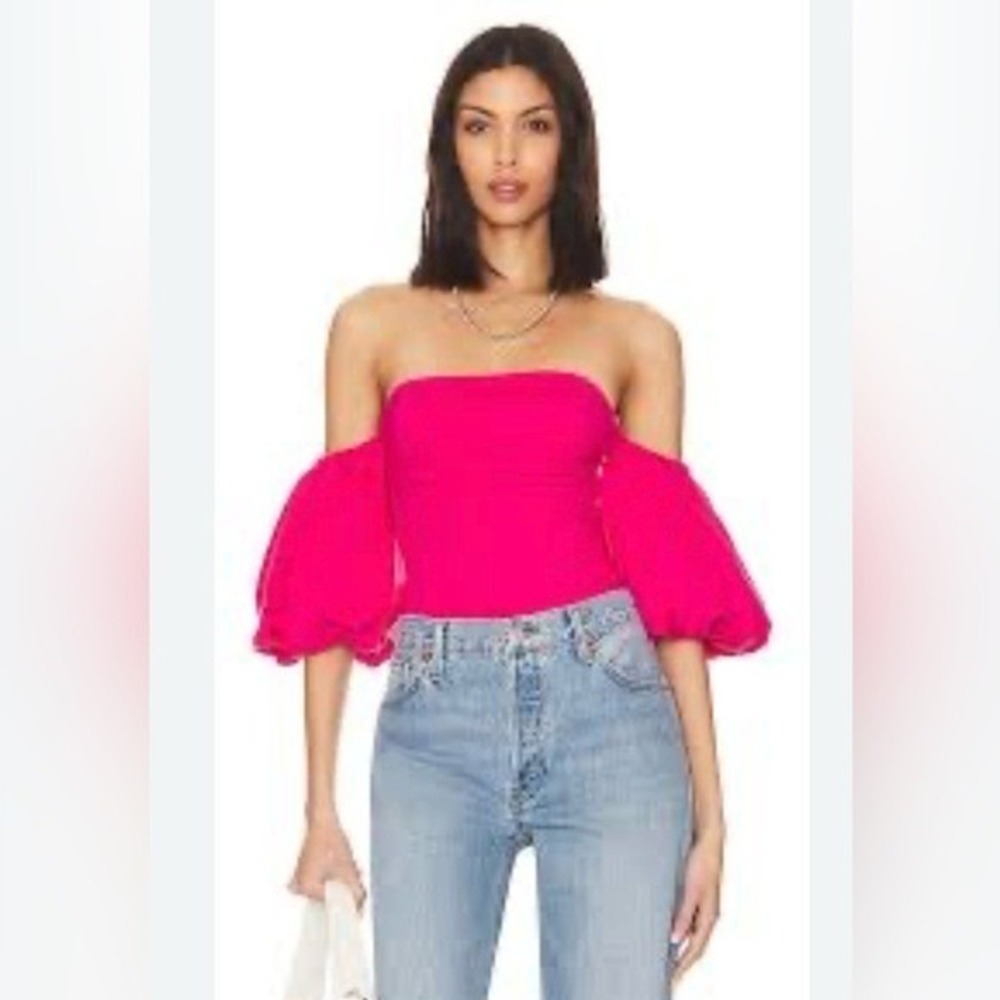 FREE‎ PEOPLE X Revolve  Ever After Top in Dolled Up Pink